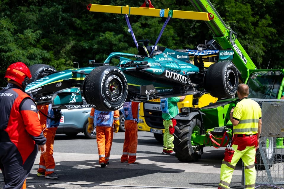 Adrian Newey encouraged by Aston Martin upgrade despite Lance Stroll setback in Hungarian Grand Prix practice