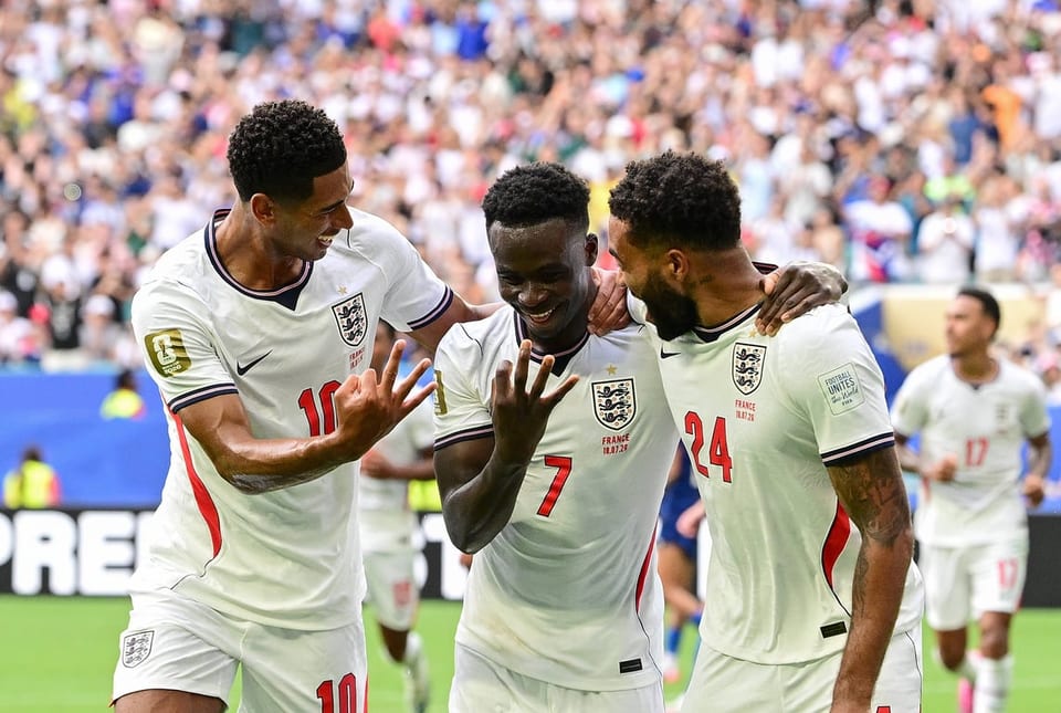 Bukayo Saka answers Thomas Tuchel with historic World Cup hat-trick against France