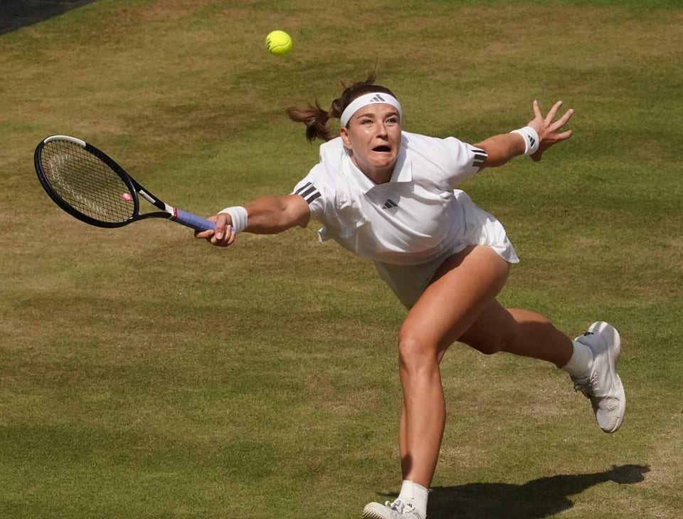 Karolina Muchova saves match point to stun Coco Gauff and reach first Wimbledon final